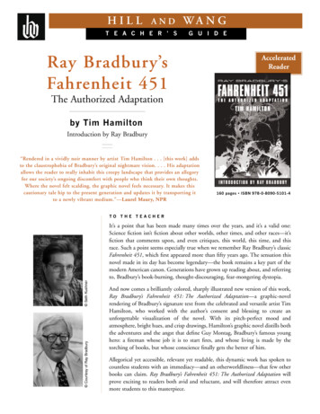 TEACHER’S GUIDE Ray Bradbury’s - Macmillan Publishers