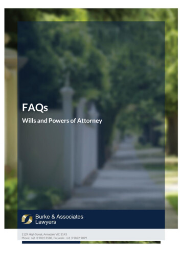 Wills And Powers Of Attorney - Burke & Associates Lawyers