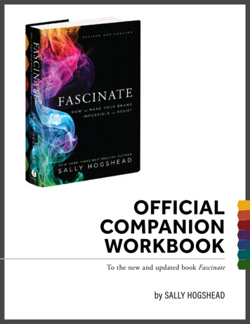 OFFICIAL COMPANION WORKBOOK - How To Fascinate