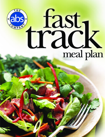 The Abs Company Fast Track Meal Plan