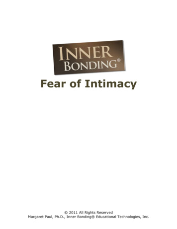 Fear Of Intimacy - Inner Bonding