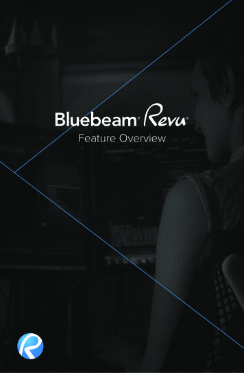 Bluebeam Revu Feature Overview