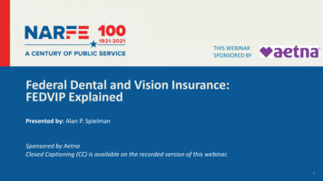 Federal Dental And Vision Insurance: FEDVIP Explained