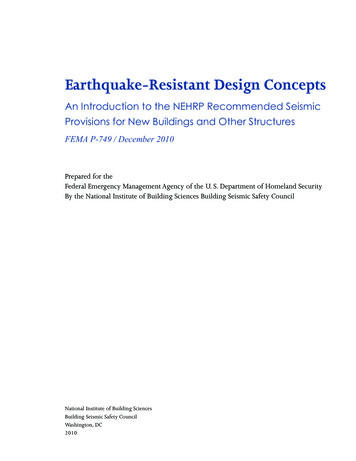 Earthquake-Resistant Design Concepts - FEMA