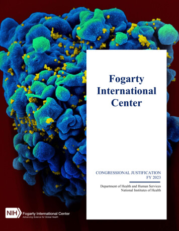 Fogarty International Center - Officeofbudget.od.nih.gov