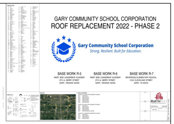 Gary Community School Corporation Roof Replacement 2022 - Phase 2
