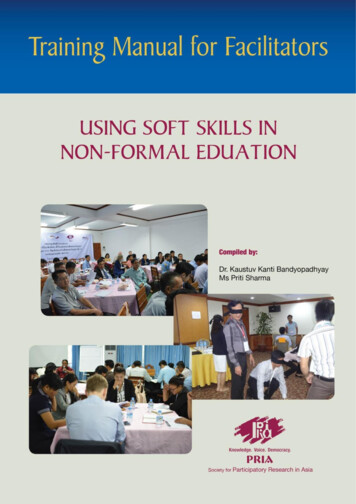 Final Manual On Soft Skills - DVV International: Startseite