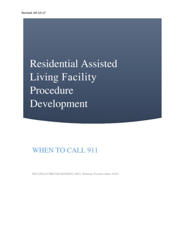 Residential Assisted Living Procedure Development