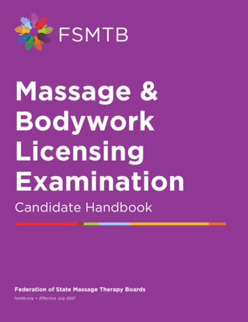 Massage & Bodywork Licensing Examination - FSMTB