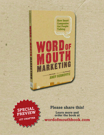 We Love Word Of Mouth, So Pass It On. But Please Follow .