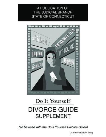 DIY Divorce Guide Supplement (JDP-FM-180)