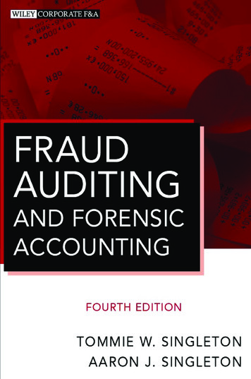 Fraud Auditing And Forensic Accounting, Fouth Edition