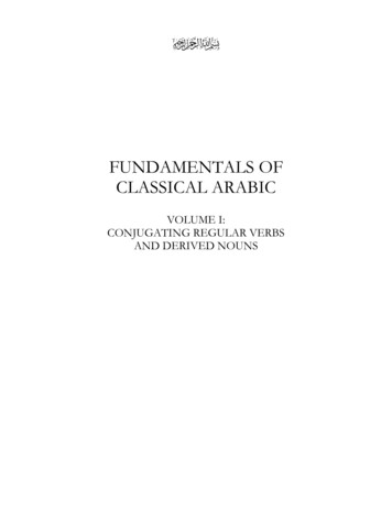 FUNDAMENTALS OF CLASSICAL ARABIC - Sacred Learning
