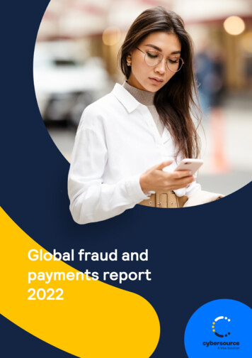 Global Fraud Report 2022 (PDF) - Cybersource 