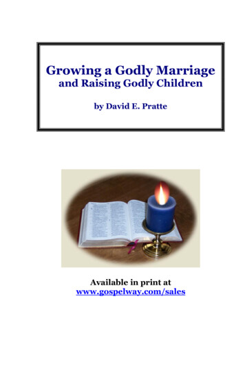 Godly Marriage - Bible Study Lessons
