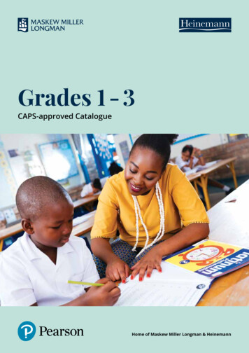 Grades 1 - 3 - Classroom Solutions