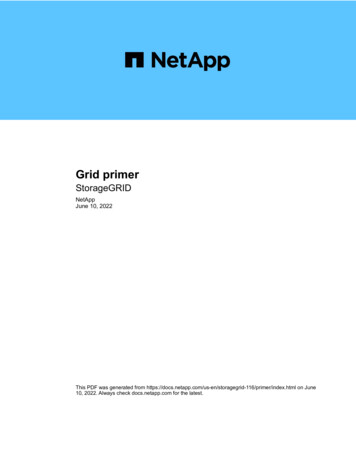 Grid Primer : StorageGRID - NetApp