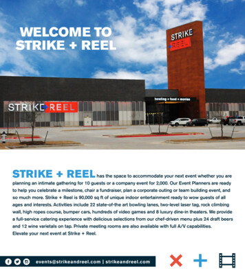Welcome To Strike Reel