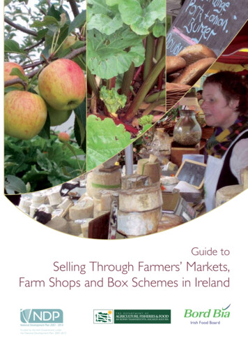 Guide To Selling Through Farmers Markets - Bord Bia