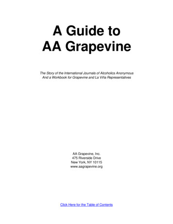 A Guide To AA Grapevine