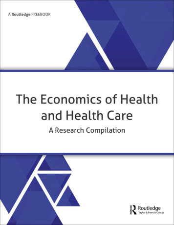 Health Care Economics FreeBook - Routledge