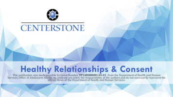 Healthy Relationships & Consent - Centerstone