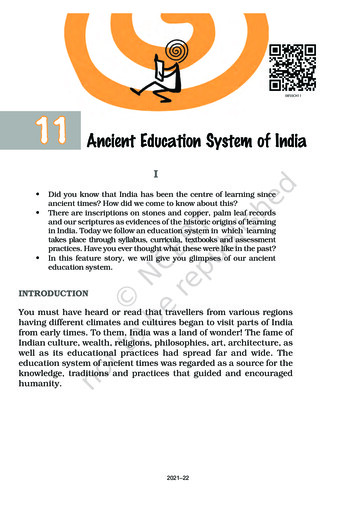 Ancient Education System Of India