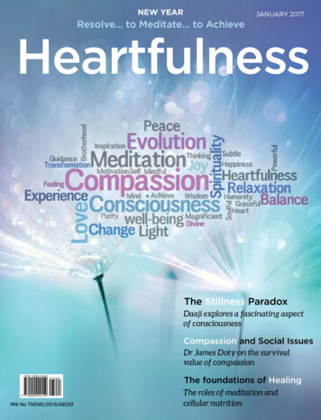 JANUARY 2017 Resolve To Meditate To Achieve Heartfulness