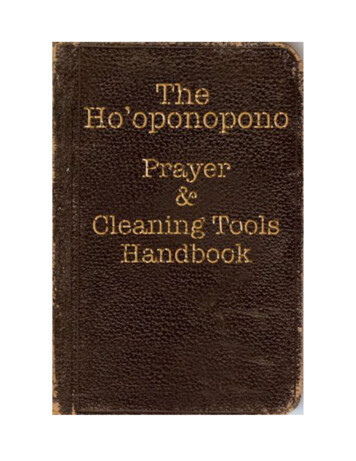 The Ho'oponopono Prayer & Cleaning Tools Handbook