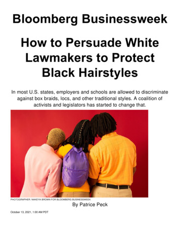 Bloomberg Businessweek How To Persuade White 