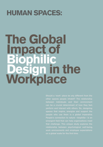 The Global Impact Of Biophilic Design In The Workplace