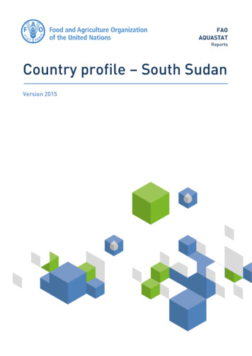 Country Profile South Sudan