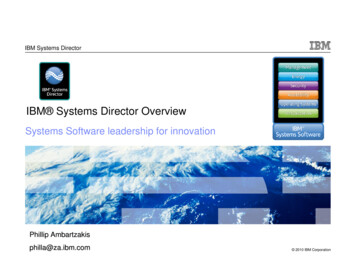 IBM Systems Director Overview