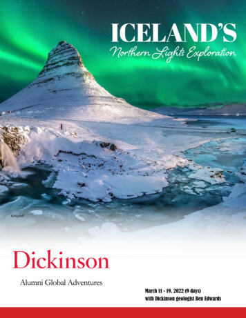 ICELAND’S - Dickinson College