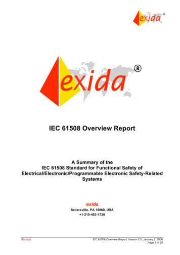 IEC 61508 Overview Reportwmg2006