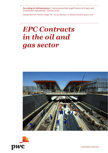 EPC Contracts In The Oil And Gas Sector - PwC