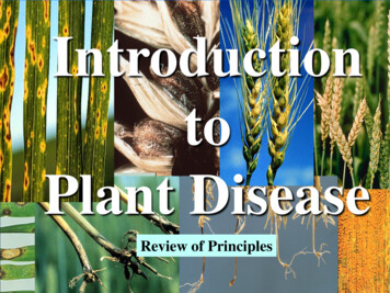 Introduction To Plant Disease - Agricultural Research Service