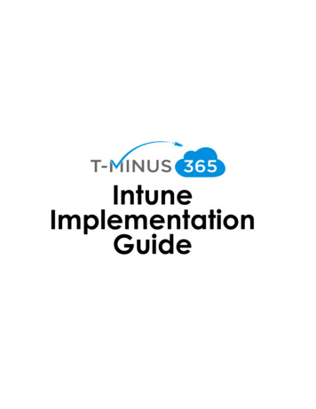 Intune Implementation Guide - - Microsoft Blog For MSPs