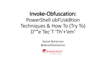 PowerShell Command Line Argument Obfuscation Techniques