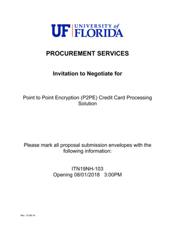 ITN19NH-103 P2PE Solution - UF Procurement