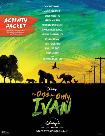 Ivan Activity Packet - 2020 Disney
