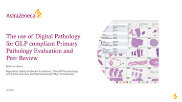 The Use Of Digital Pathology For The GLP Compliant Primary .