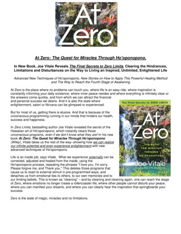 At Zero: The Quest For Miracles Through 