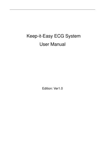 Keep-it-Easy ECG System User Manual - Amperorblog 