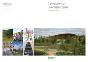 Landscape Architecture Landscape Architecture