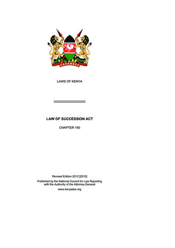 Law Of Succession Act