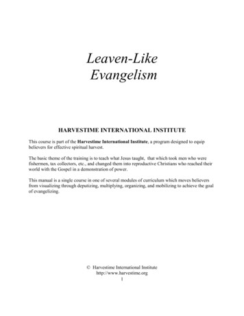 Leaven-Like Evangelism - Harvestime