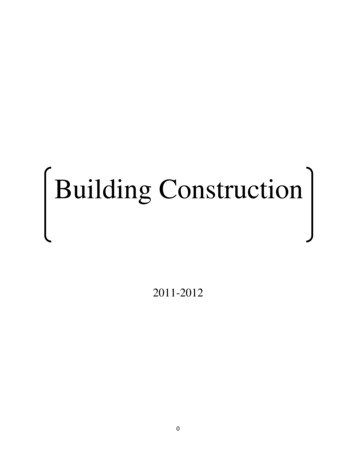 Building Construction - University Of Technology, Iraq