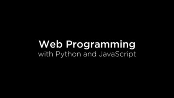 Web Programming - CS50