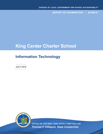 King Center Charter School - New York State Comptroller